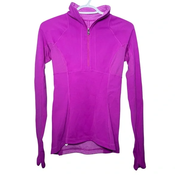 Lululemon 4 Sweatshirt Reversible Sweater Quarter Zip Athletic Activewear Sporty - Picture 7 of 16